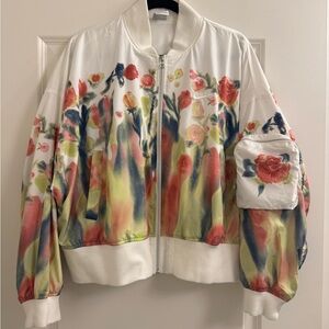 Nike Artist Collection Floral Bomber Jacket